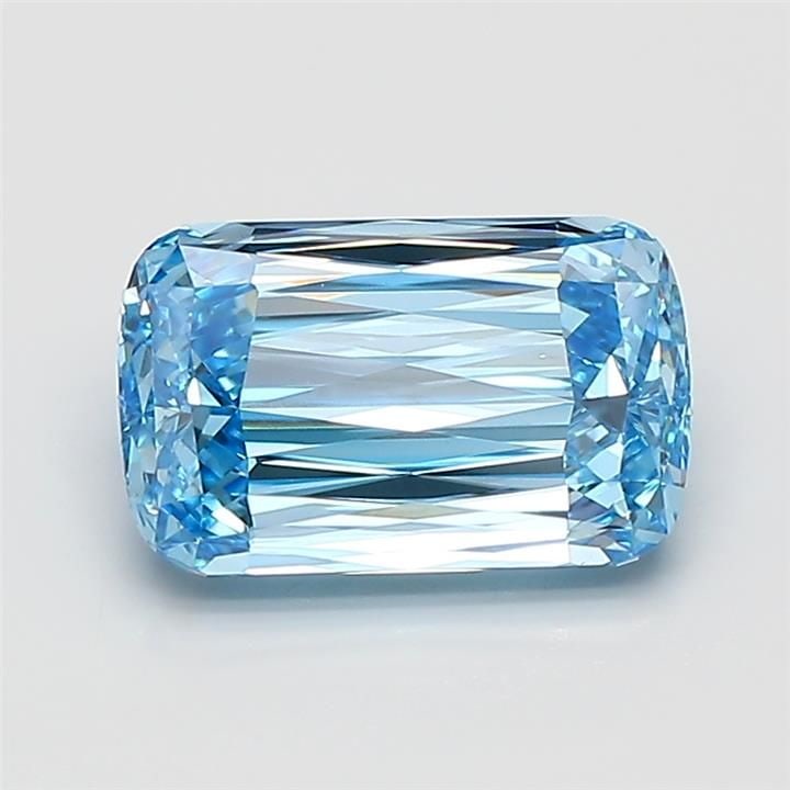 Loose Diamond - CUSHION MODIFIED 2.04ct Fancy Vivid Blue VS1: Loose Diamond - CUSHION MODIFIED 2.04ct Fancy Vivid Blue VS1 Source: This is a real non-mined Diamond that has been grown in a lab Shape: CUSHION MODIFIED Carats: 2.04 Color: Fancy Vivid Blue Certific