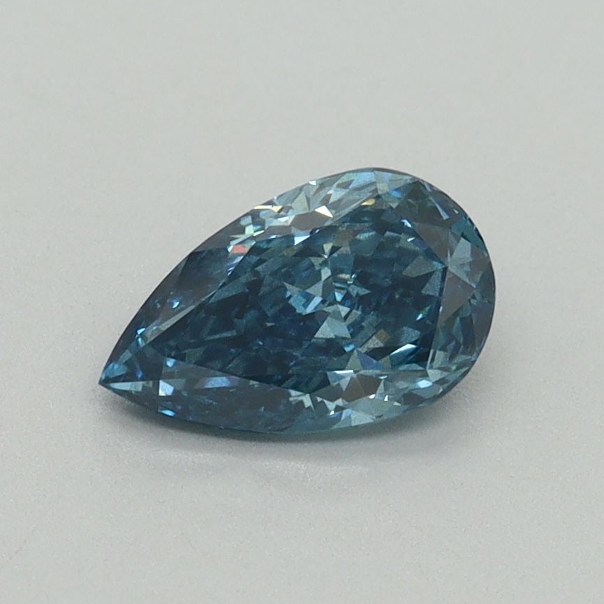 Loose Diamond - PEAR 0.79ct Fancy Vivid Blue SI1: Loose Diamond - PEAR 0.79ct Fancy Vivid Blue SI1 Source: This is a real non-mined Diamond that has been grown in a lab Shape: PEAR Carats: 0.79 Color: Fancy Vivid Blue Certification: IGI Video: