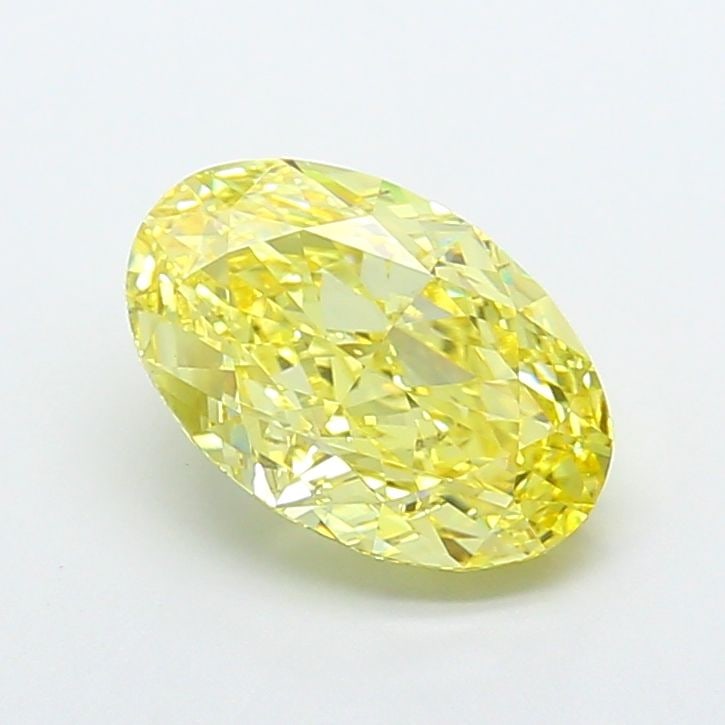 Loose Diamond - OVAL 5.02ct Fancy Intense Yellow VS2: Loose Diamond - OVAL 5.02ct Fancy Intense Yellow VS2 Source: This is a real non-mined Diamond that has been grown in a lab Shape: OVAL Carats: 5.02 Color: Fancy Intense Yellow Certification: IGI Video