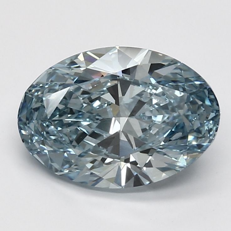 Loose Diamond - OVAL 2.99ct Fancy Vivid Blue VS1: Loose Diamond - OVAL 2.99ct Fancy Vivid Blue VS1 Source: This is a real non-mined Diamond that has been grown in a lab Shape: OVAL Carats: 2.99 Color: Fancy Vivid Blue Certification: IGI Video: