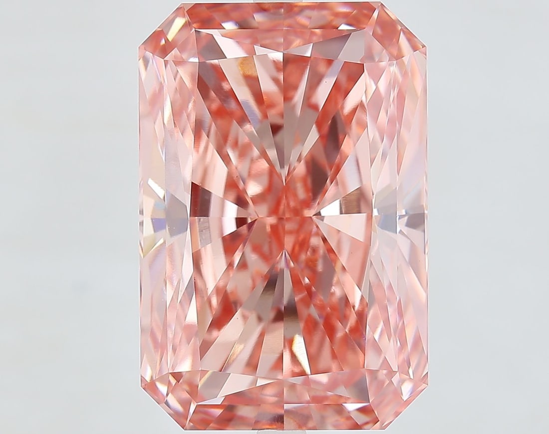 Loose Diamond - RADIANT 16.59ct Fancy Vivid Pink VVS2: Loose Diamond - RADIANT 16.59ct Fancy Vivid Pink VVS2 Source: This is a real non-mined Diamond that has been grown in a lab Shape: RADIANT Carats: 16.59 Color: Fancy Vivid Pink Certification: IGI Vide