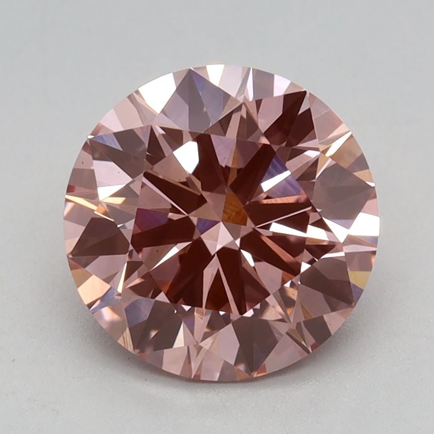 Ideal Loose Diamond - ROUND 1.66ct Fancy Vivid Pink VS1 (1 of 1)