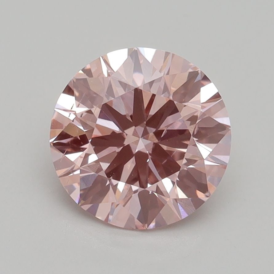 Loose Diamond - ROUND 1.88ct Fancy Intense Pink SI1: Loose Diamond - ROUND 1.88ct Fancy Intense Pink SI1 Source: This is a real non-mined Diamond that has been grown in a lab Shape: ROUND Carats: 1.88 Color: Fancy Intense Pink Certification: IGI Video: