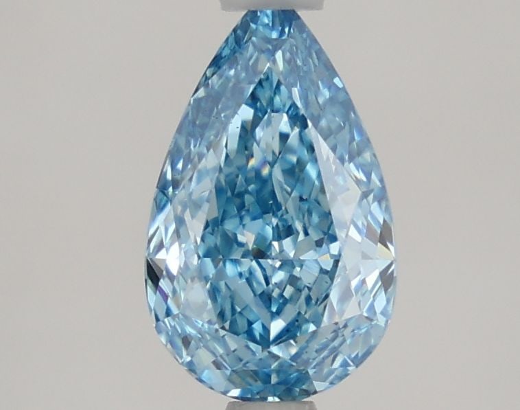 Loose Diamond - PEAR 1.28ct Fancy Vivid Blue VS1: Loose Diamond - PEAR 1.28ct Fancy Vivid Blue VS1 Source: This is a real non-mined Diamond that has been grown in a lab Shape: PEAR Carats: 1.28 Color: Fancy Vivid Blue Certification: IGI Video: