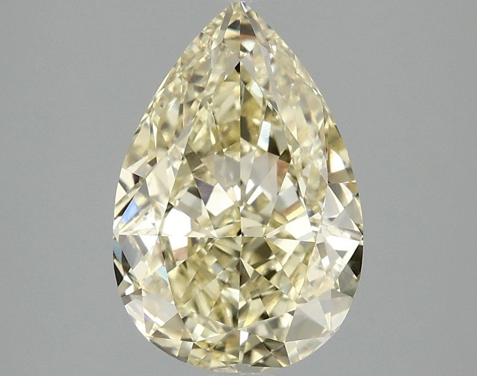 Loose Diamond - PEAR 2.97ct Fancy Intense Yellow VVS2: Loose Diamond - PEAR 2.97ct Fancy Intense Yellow VVS2 Source: This is a real non-mined Diamond that has been grown in a lab Shape: PEAR Carats: 2.97 Color: Fancy Intense Yellow Certification: IGI Vide