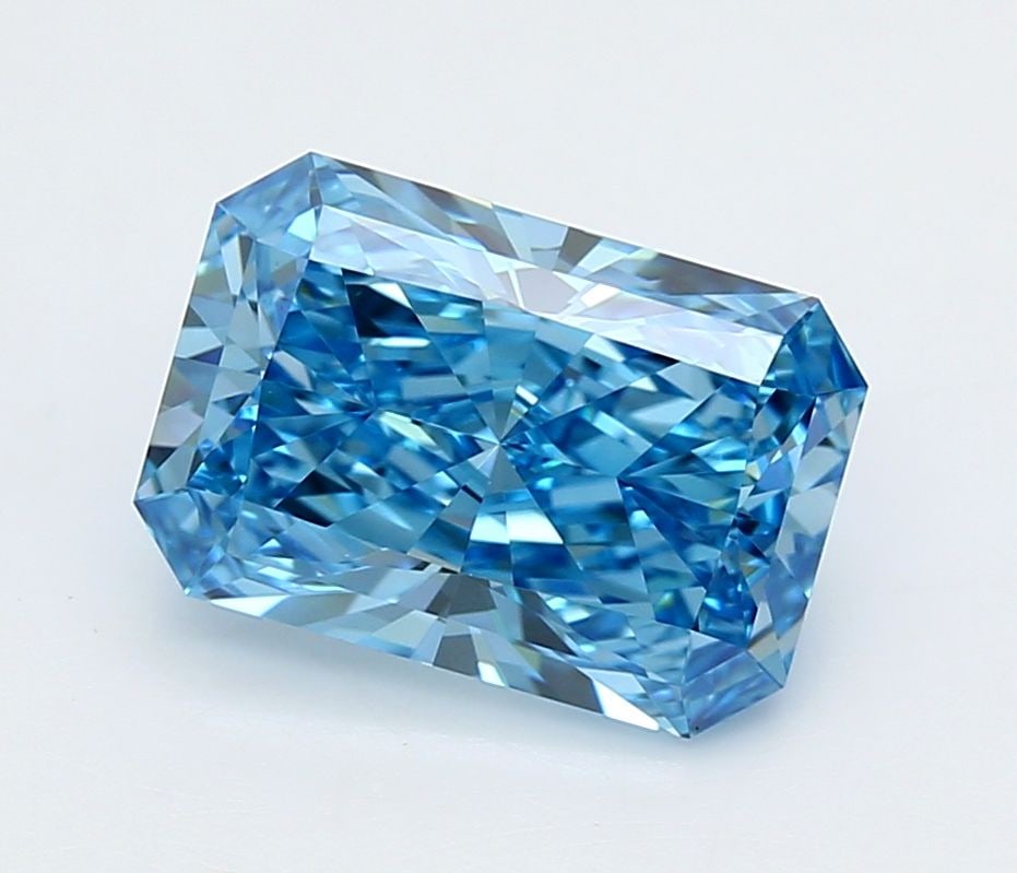 Loose Diamond - RADIANT 3.21ct Fancy Vivid Blue VVS2 (1 of 1)