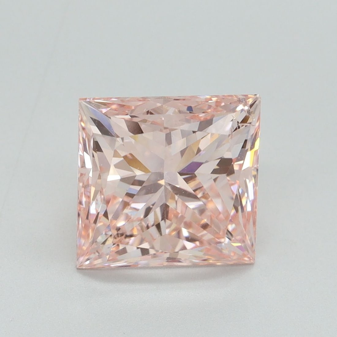 Loose Diamond - PRINCESS 4.0ct Fancy Intense Pink SI1: Loose Diamond - PRINCESS 4.0ct Fancy Intense Pink SI1 Source: This is a real non-mined Diamond that has been grown in a lab Shape: PRINCESS Carats: 4.0 Color: Fancy Intense Pink Certification: IGI Vid