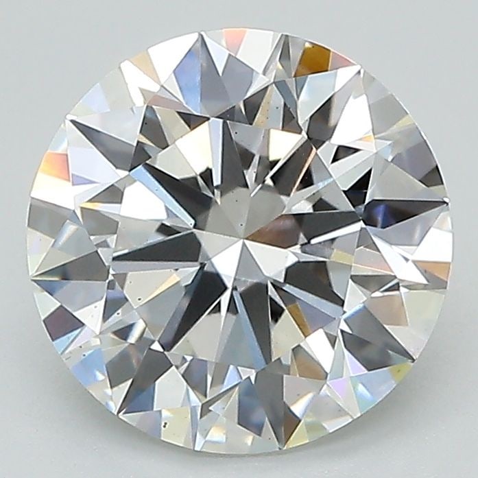 Ideal Loose Diamond - ROUND 2.51ct F VS2: Ideal Loose Diamond - ROUND 2.51ct F VS2 Source: This is a real non-mined Diamond that has been grown in a lab Shape: ROUND Carats: 2.51 Color: F Clarity: VS2 Certification: IGI Video: