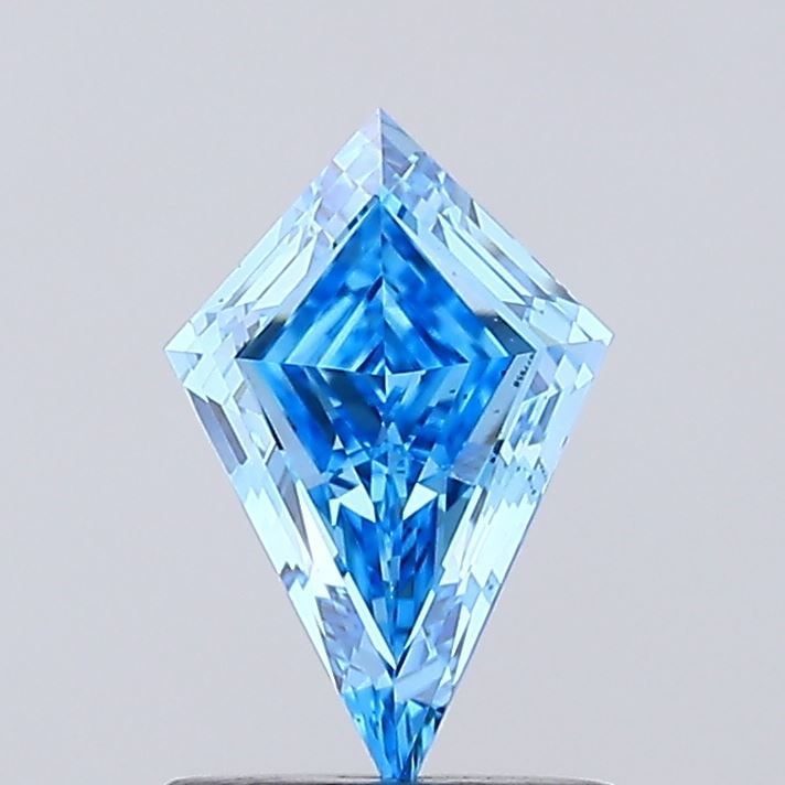 Loose Diamond - KITE 0.86ct Fancy Vivid Blue VS1: Loose Diamond - KITE 0.86ct Fancy Vivid Blue VS1 Source: This is a real non-mined Diamond that has been grown in a lab Shape: KITE Carats: 0.86 Color: Fancy Vivid Blue Certification: IGI Video: