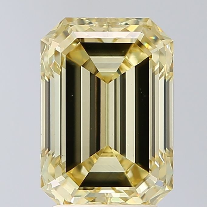 Loose Diamond - EMERALD 3.06ct Fancy Yellow VS1: Loose Diamond - EMERALD 3.06ct Fancy Yellow VS1 Source: This is a real non-mined Diamond that has been grown in a lab Shape: EMERALD Carats: 3.06 Color: Fancy Yellow Certification: IGI Video: