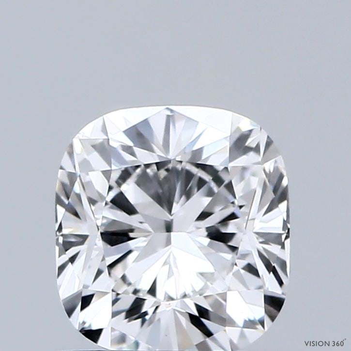 Loose Diamond - CUSHION MODIFIED 1.01ct E VVS2: Loose Diamond - CUSHION MODIFIED 1.01ct E VVS2 Source: This is a real non-mined Diamond that has been grown in a lab Shape: CUSHION MODIFIED Carats: 1.01 Color: E Clarity: VVS2 Certification: IGI Vide
