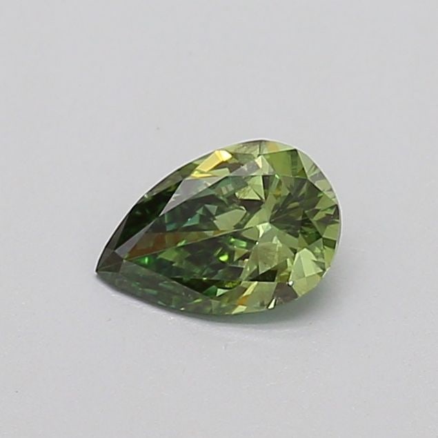 Loose Diamond - PEAR 0.33ct Fancy Vivid Green SI2: Loose Diamond - PEAR 0.33ct Fancy Vivid Green SI2 Source: This is a real non-mined Diamond that has been grown in a lab Shape: PEAR Carats: 0.33 Color: Fancy Vivid Green Certification: NONE Video: