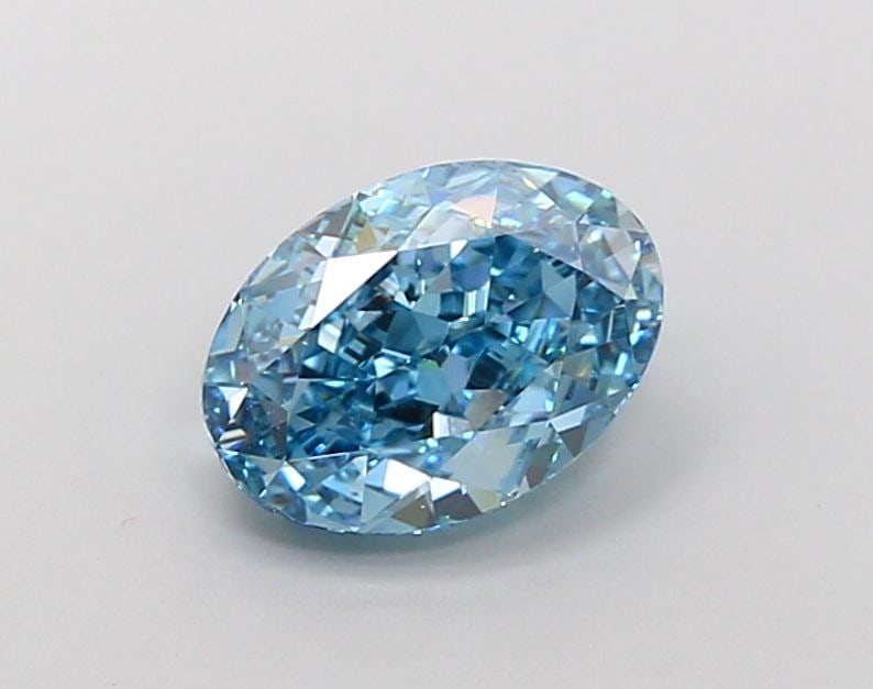 Loose Diamond - OVAL 2.47ct Fancy Vivid Blue VS1: Loose Diamond - OVAL 2.47ct Fancy Vivid Blue VS1 Source: This is a real non-mined Diamond that has been grown in a lab Shape: OVAL Carats: 2.47 Color: Fancy Vivid Blue Certification: IGI Video: