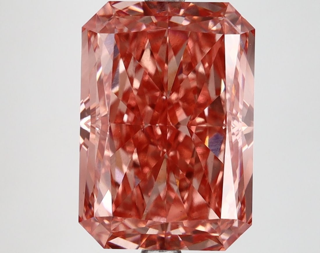 Loose Diamond - RADIANT 7.2ct Fancy Vivid Pink VS1 (1 of 1)