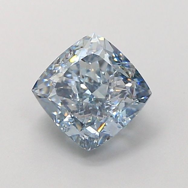 Loose Diamond - CUSHION MODIFIED 1.42ct Fancy Vivid Blue VS2: Loose Diamond - CUSHION MODIFIED 1.42ct Fancy Vivid Blue VS2 Source: This is a real non-mined Diamond that has been grown in a lab Shape: CUSHION MODIFIED Carats: 1.42 Color: Fancy Vivid Blue Certific
