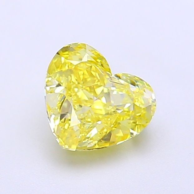 Loose Diamond - HEART 1.01ct Fancy Intense Yellow VVS1: Loose Diamond - HEART 1.01ct Fancy Intense Yellow VVS1 Source: This is a real non-mined Diamond that has been grown in a lab Shape: HEART Carats: 1.01 Color: Fancy Intense Yellow Certification: IGI Vi