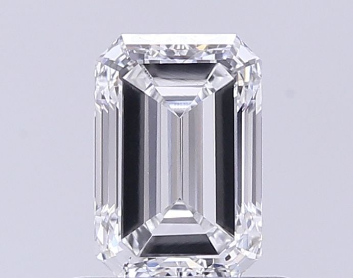 Loose Diamond - EMERALD 0.71ct E VVS1: Loose Diamond - EMERALD 0.71ct E VVS1 Source: This is a real non-mined Diamond that has been grown in a lab Shape: EMERALD Carats: 0.71 Color: E Clarity: VVS1 Certification: IGI Video: