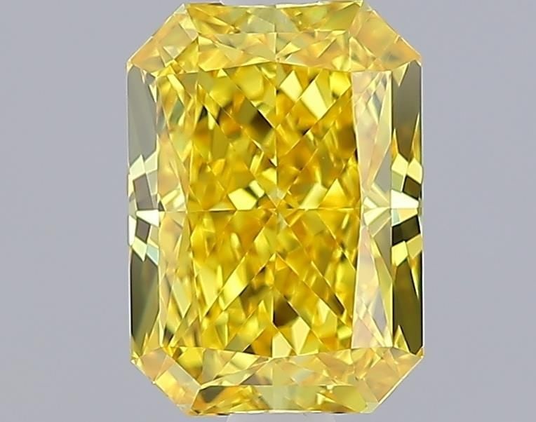 Loose Diamond - RADIANT 1.44ct Fancy Vivid Yellow VVS2: Loose Diamond - RADIANT 1.44ct Fancy Vivid Yellow VVS2 Source: This is a real non-mined Diamond that has been grown in a lab Shape: RADIANT Carats: 1.44 Color: Fancy Vivid Yellow Certification: IGI Vi