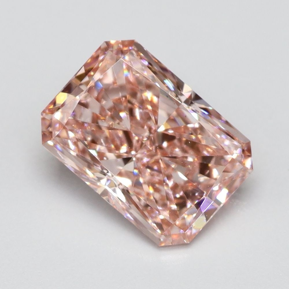 Loose Diamond - RADIANT 1.0ct Fancy Intense Pink VS2: Loose Diamond - RADIANT 1.0ct Fancy Intense Pink VS2 Source: This is a real non-mined Diamond that has been grown in a lab Shape: RADIANT Carats: 1.0 Color: Fancy Intense Pink Certification: NONE Vide