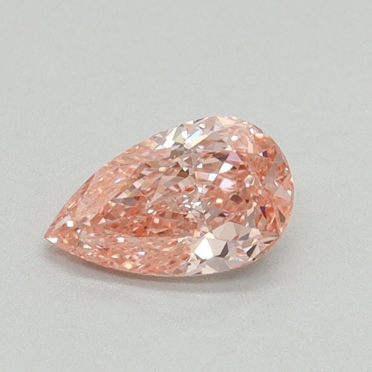 Loose Diamond - PEAR 0.53ct Fancy Vivid Pink VS1: Loose Diamond - PEAR 0.53ct Fancy Vivid Pink VS1 Source: This is a real non-mined Diamond that has been grown in a lab Shape: PEAR Carats: 0.53 Color: Fancy Vivid Pink Certification: IGI Video: