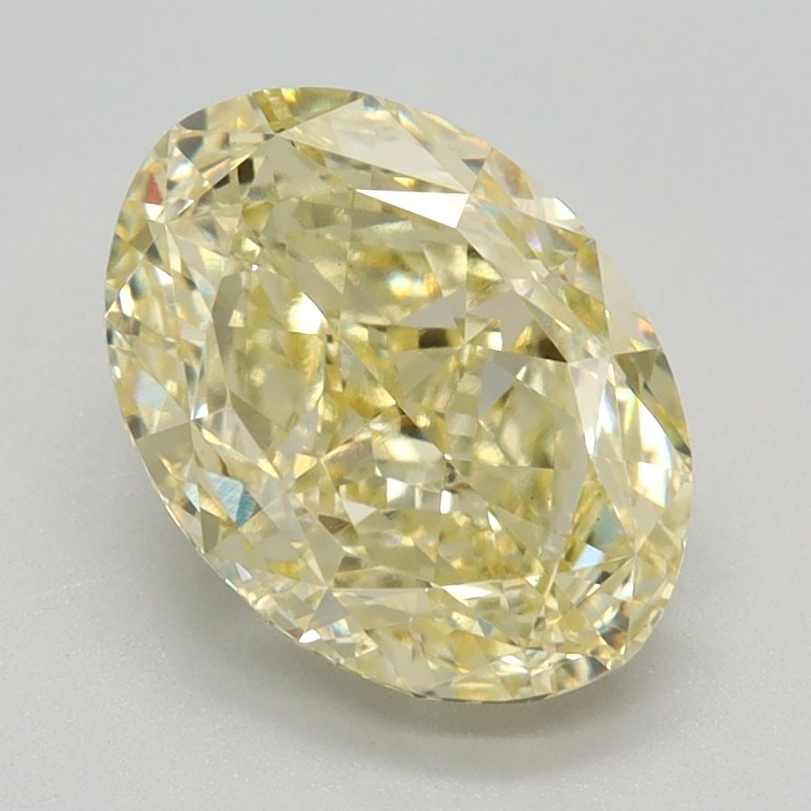 Loose Diamond - OVAL 2.62ct Fancy Intense Yellow VVS2: Loose Diamond - OVAL 2.62ct Fancy Intense Yellow VVS2 Source: This is a real non-mined Diamond that has been grown in a lab Shape: OVAL Carats: 2.62 Color: Fancy Intense Yellow Certification: IGI