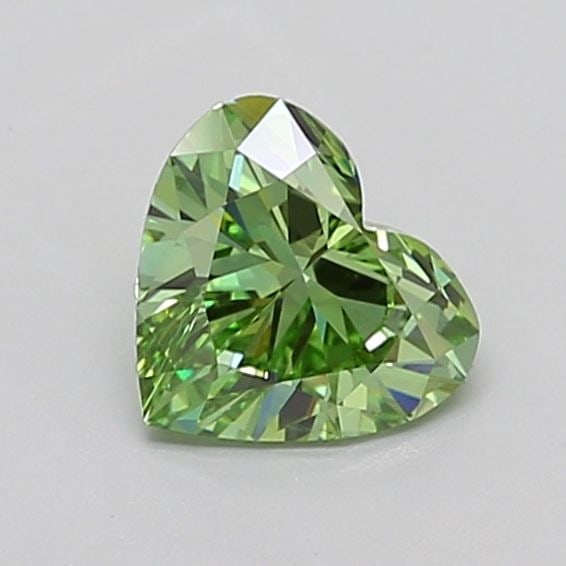 Loose Diamond - HEART 1.13ct Fancy Vivid Green VS2: Loose Diamond - HEART 1.13ct Fancy Vivid Green VS2 Source: This is a real non-mined Diamond that has been grown in a lab Shape: HEART Carats: 1.13 Color: Fancy Vivid Green Certification: IGI 