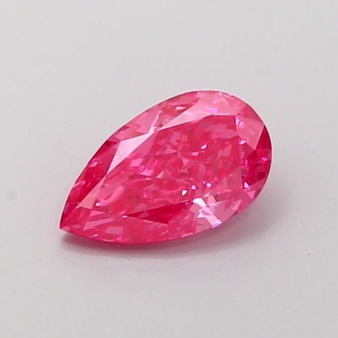 Loose Diamond - PEAR 0.58ct Fancy Vivid Pink VS2: Loose Diamond - PEAR 0.58ct Fancy Vivid Pink VS2 Source: This is a real non-mined Diamond that has been grown in a lab Shape: PEAR Carats: 0.58 Color: Fancy Vivid Pink Certification: IGI Video: