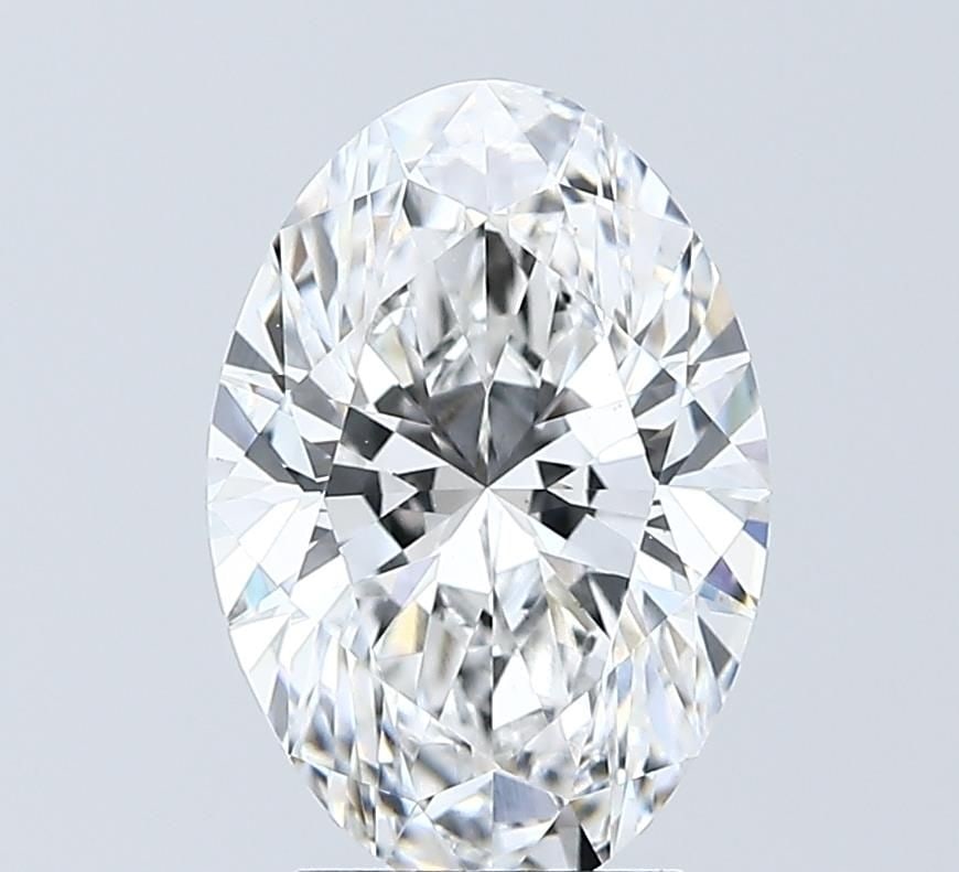 Loose Diamond - OVAL 2.57ct E VS1: Loose Diamond - OVAL 2.57ct E VS1 Source: This is a real non-mined Diamond that has been grown in a lab Shape: OVAL Carats: 2.57 Color: E Clarity: VS1 Certification: IGI Video:
