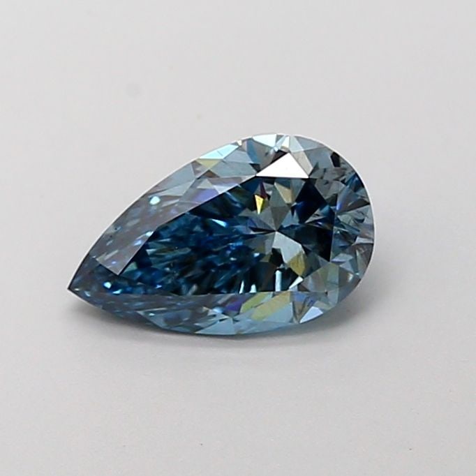 Loose Diamond - PEAR 1.01ct Fancy Vivid Blue VS2: Loose Diamond - PEAR 1.01ct Fancy Vivid Blue VS2 Source: This is a real non-mined Diamond that has been grown in a lab Shape: PEAR Carats: 1.01 Color: Fancy Vivid Blue Certification: IGI Video: