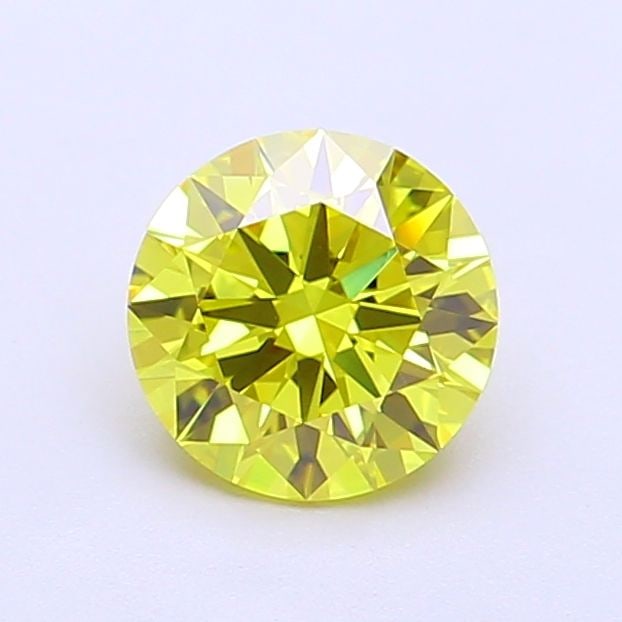 Ideal Loose Diamond - ROUND 0.96ct Fancy Vivid Yellow VS1: Ideal Loose Diamond - ROUND 0.96ct Fancy Vivid Yellow VS1 Source: This is a real non-mined Diamond that has been grown in a lab Shape: ROUND Carats: 0.96 Color: Fancy Vivid Yellow Certification: IGI V
