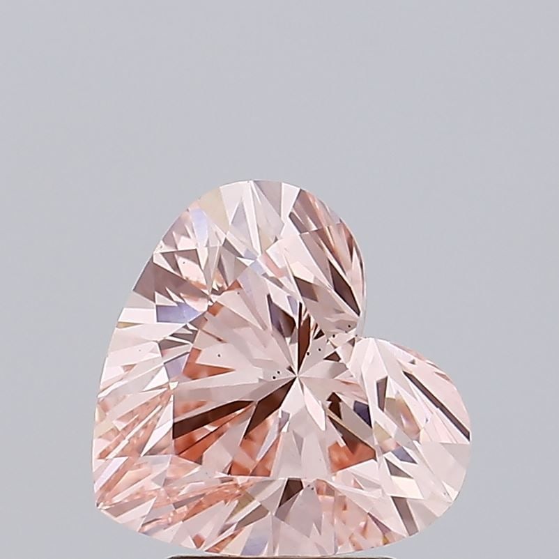 Loose Diamond - HEART 3.08ct Fancy Intense Pink VS2: Loose Diamond - HEART 3.08ct Fancy Intense Pink VS2 Source: This is a real non-mined Diamond that has been grown in a lab Shape: HEART Carats: 3.08 Color: Fancy Intense Pink Certification: IGI Video: