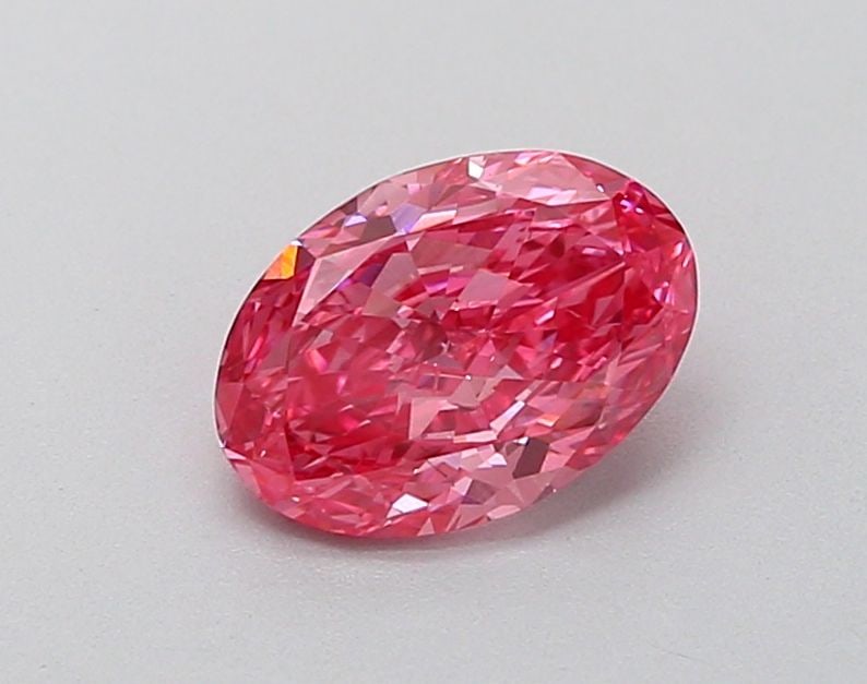 Loose Diamond - OVAL 1.04ct Fancy Vivid Pink VS2: Loose Diamond - OVAL 1.04ct Fancy Vivid Pink VS2 Source: This is a real non-mined Diamond that has been grown in a lab Shape: OVAL Carats: 1.04 Color: Fancy Vivid Pink Certification: IGI Video: