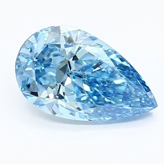 Loose Diamond - PEAR 1.12ct Fancy Vivid Blue VS2: Loose Diamond - PEAR 1.12ct Fancy Vivid Blue VS2 Source: This is a real non-mined Diamond that has been grown in a lab Shape: PEAR Carats: 1.12 Color: Fancy Vivid Blue Certification: IGI Video: