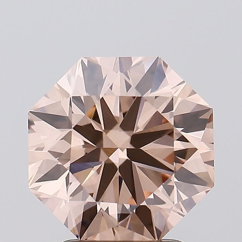 Loose Diamond - OCTAGONAL 2.85ct Fancy Brown VVS2: Loose Diamond - OCTAGONAL 2.85ct Fancy Brown VVS2 Source: This is a real non-mined Diamond that has been grown in a lab Shape: OCTAGONAL Carats: 2.85 Color: Fancy Brown Certification: NONE Video: