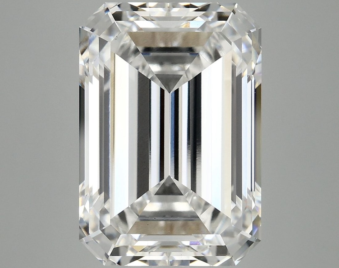 Loose Diamond - EMERALD 10.13ct F VS1: Loose Diamond - EMERALD 10.13ct F VS1 Source: This is a real non-mined Diamond that has been grown in a lab Shape: EMERALD Carats: 10.13 Color: F Clarity: VS1 Certification: IGI Video: