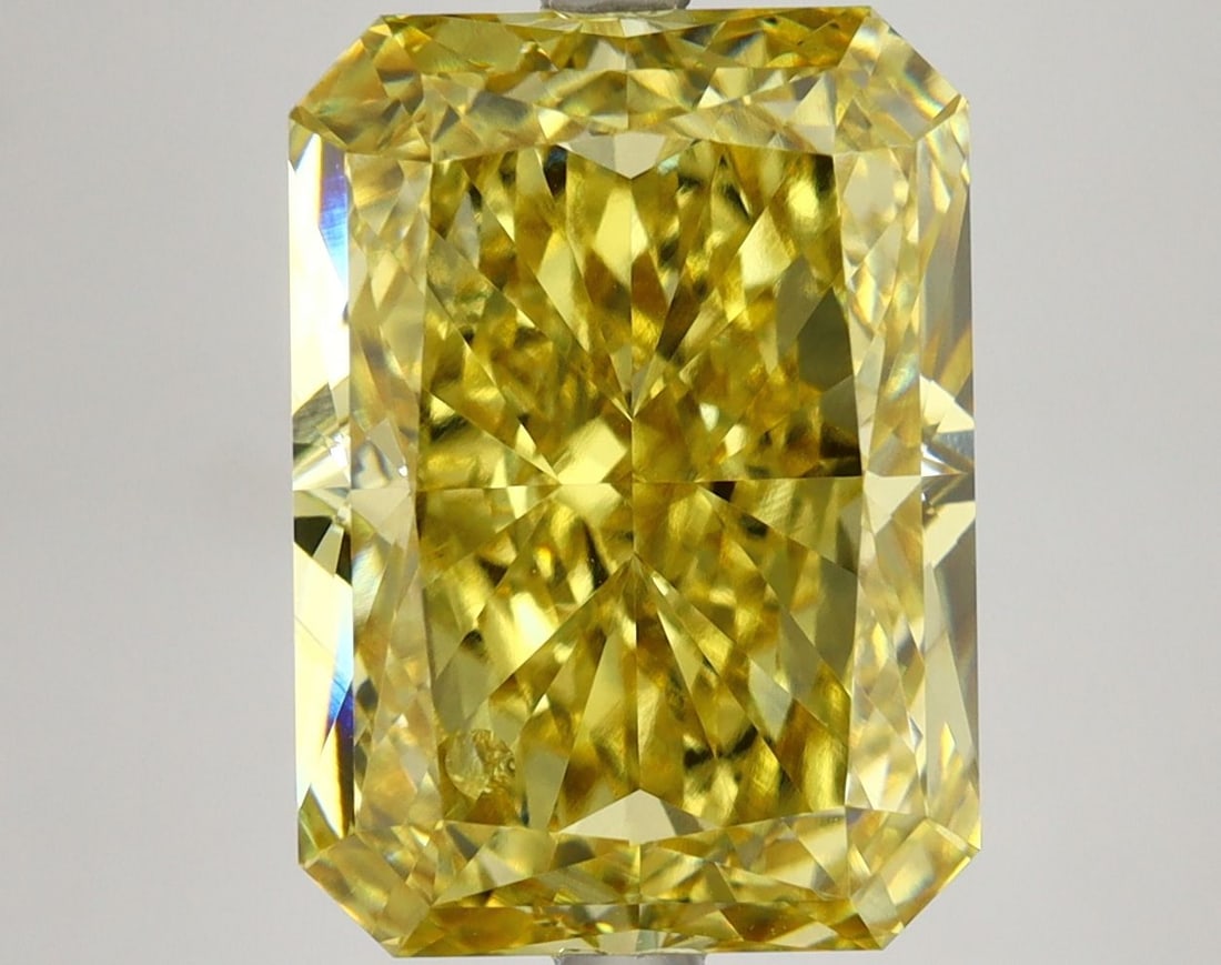 Loose Diamond - RADIANT 8.08ct Fancy Vivid Yellow VS1 (1 of 1)