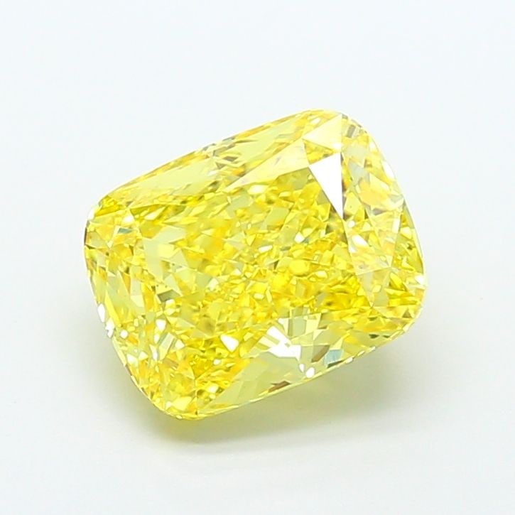 Loose Diamond - CUSHION MODIFIED 5.04ct Fancy Vivid Yellow VS2 (1 of 1)