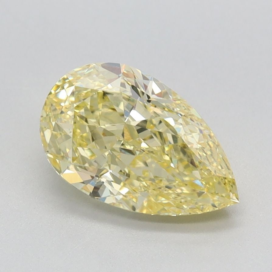 Loose Diamond - PEAR 1.43ct Fancy Intense Yellow VS1: Loose Diamond - PEAR 1.43ct Fancy Intense Yellow VS1 Source: This is a real non-mined Diamond that has been grown in a lab Shape: PEAR Carats: 1.43 Color: Fancy Intense Yellow Certification: IGI Video
