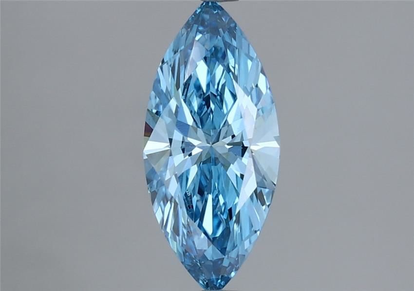 Loose Diamond - MARQUISE 1.01ct Fancy Vivid Blue VS1: Loose Diamond - MARQUISE 1.01ct Fancy Vivid Blue VS1 Source: This is a real non-mined Diamond that has been grown in a lab Shape: MARQUISE Carats: 1.01 Color: Fancy Vivid Blue Certification: IGI Video