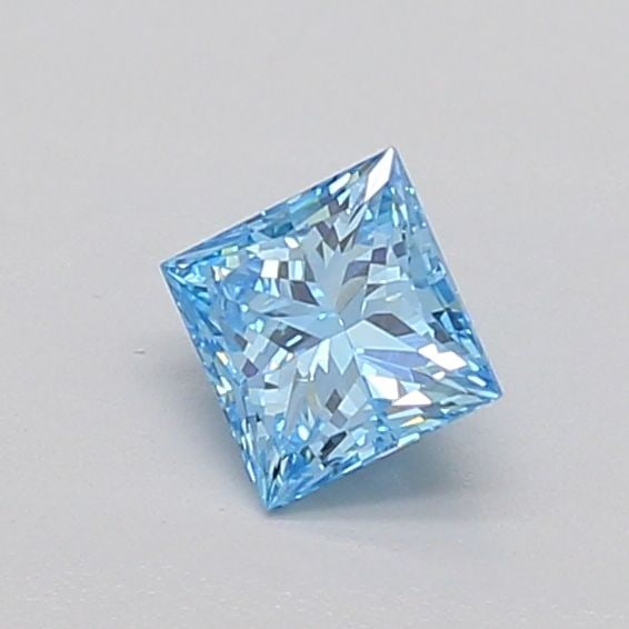 Loose Diamond - PRINCESS 0.4ct Fancy Vivid Blue VVS2: Loose Diamond - PRINCESS 0.4ct Fancy Vivid Blue VVS2 Source: This is a real non-mined Diamond that has been grown in a lab Shape: PRINCESS Carats: 0.4 Color: Fancy Vivid Blue Certification: IGI Video:
