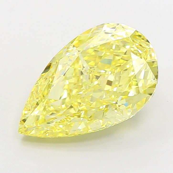 Loose Diamond - PEAR 4.55ct Fancy Intense Yellow VVS2: Loose Diamond - PEAR 4.55ct Fancy Intense Yellow VVS2 Source: This is a real non-mined Diamond that has been grown in a lab Shape: PEAR Carats: 4.55 Color: Fancy Intense Yellow Certification: IGI Vide