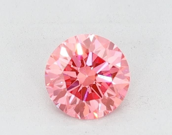 Loose Diamond - ROUND 0.51ct Pink VS1: Loose Diamond - ROUND 0.51ct Pink VS1 Source: This is a real non-mined Diamond that has been grown in a lab Shape: ROUND Carats: 0.51 Color: Pink Certification: NONE Video: