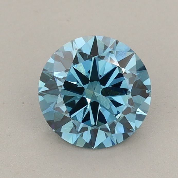 Loose Diamond - ROUND 0.79ct Fancy Vivid Blue VS2: Loose Diamond - ROUND 0.79ct Fancy Vivid Blue VS2 Source: This is a real non-mined Diamond that has been grown in a lab Shape: ROUND Carats: 0.79 Color: Fancy Vivid Blue Certification: IGI Video: