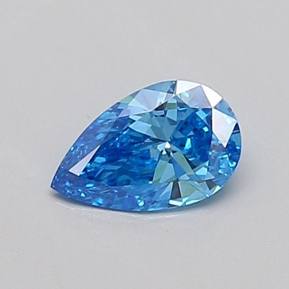 Loose Diamond - PEAR 0.32ct Fancy Vivid Blue VS1: Loose Diamond - PEAR 0.32ct Fancy Vivid Blue VS1 Source: This is a real non-mined Diamond that has been grown in a lab Shape: PEAR Carats: 0.32 Color: Fancy Vivid Blue Certification: IGI Video: