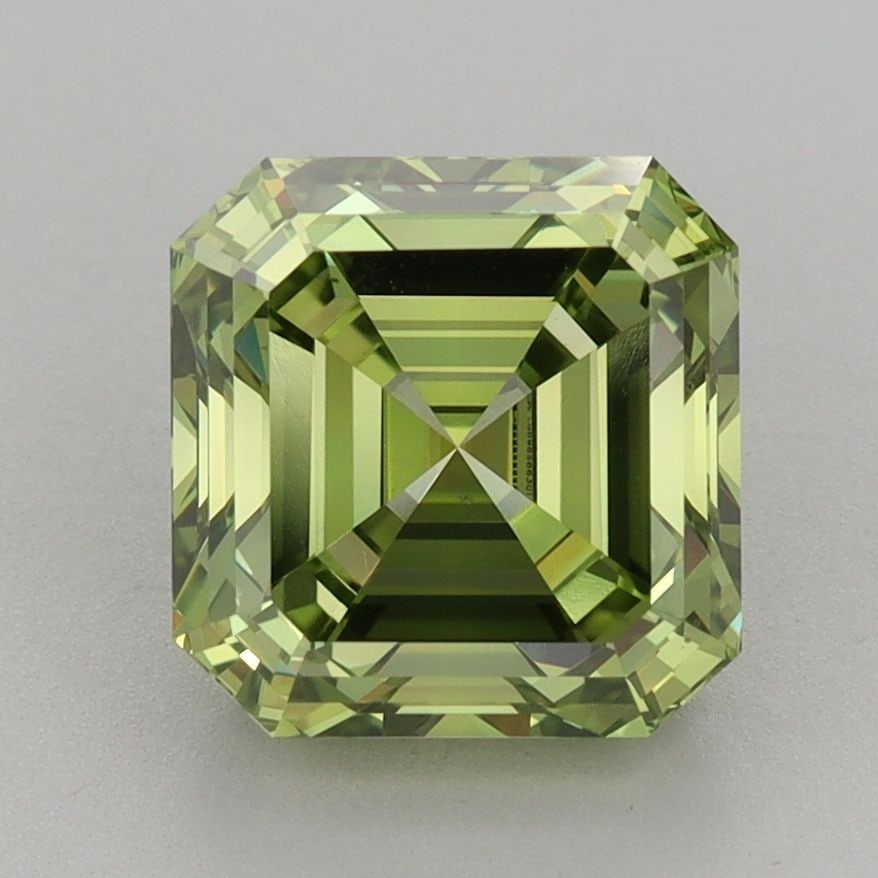 Loose Diamond - SQUARE EMERALD 3.1ct Fancy Vivid Green VS1 (1 of 1)