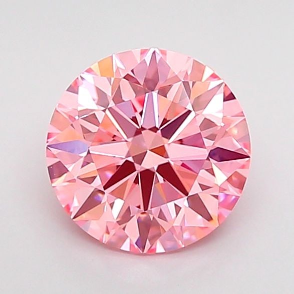 Ideal Loose Diamond - ROUND 1.5ct Fancy Vivid Pink VS1: Ideal Loose Diamond - ROUND 1.5ct Fancy Vivid Pink VS1 Source: This is a real non-mined Diamond that has been grown in a lab Shape: ROUND Carats: 1.5 Color: Fancy Vivid Pink Certification: IGI Video:
