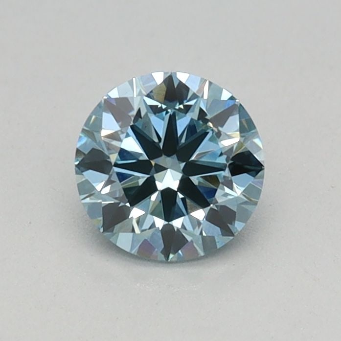 Ideal Loose Diamond - ROUND 0.36ct Fancy Vivid Blue VS1: Ideal Loose Diamond - ROUND 0.36ct Fancy Vivid Blue VS1 Source: This is a real non-mined Diamond that has been grown in a lab Shape: ROUND Carats: 0.36 Color: Fancy Vivid Blue Certification: IGI Video