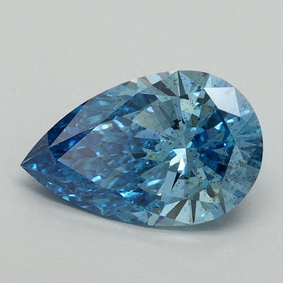 Loose Diamond - PEAR 1.5ct Fancy Vivid Blue SI2: Loose Diamond - PEAR 1.5ct Fancy Vivid Blue SI2 Source: This is a real non-mined Diamond that has been grown in a lab Shape: PEAR Carats: 1.5 Color: Fancy Vivid Blue Certification: IGI Video: