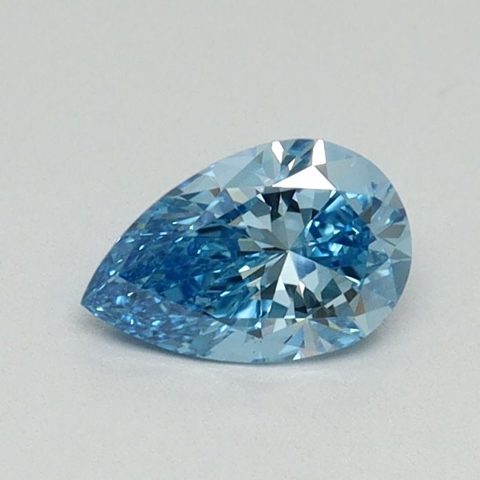 Loose Diamond - PEAR 0.44ct Fancy Blue VS2: Loose Diamond - PEAR 0.44ct Fancy Blue VS2 Source: This is a real non-mined Diamond that has been grown in a lab Shape: PEAR Carats: 0.44 Color: Fancy Blue Certification: NONE Video: