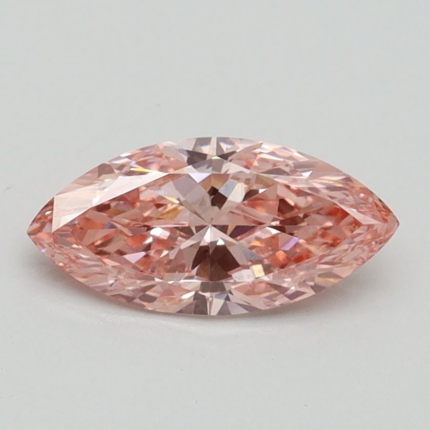 Loose Diamond - MARQUISE 0.74ct Fancy Intense Pink VS2: Loose Diamond - MARQUISE 0.74ct Fancy Intense Pink VS2 Source: This is a real non-mined Diamond that has been grown in a lab Shape: MARQUISE Carats: 0.74 Color: Fancy Intense Pink Certification: IGI V